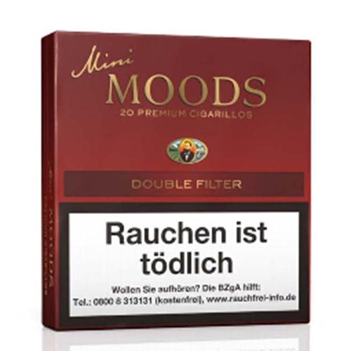 Dannemann Mini Moods Double Filter 20er 