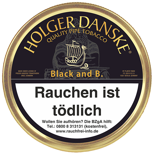 Holger Danske Black and B. (Bourbon) 100g 