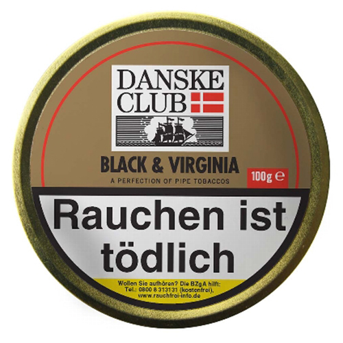 Danske Club Black & Virginia 100g 