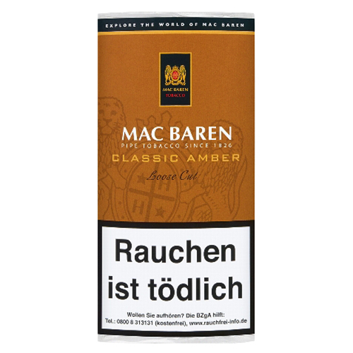 Mac Baren Classic Amber Loose Cut (Vanilla Toffee Cream) 50g 