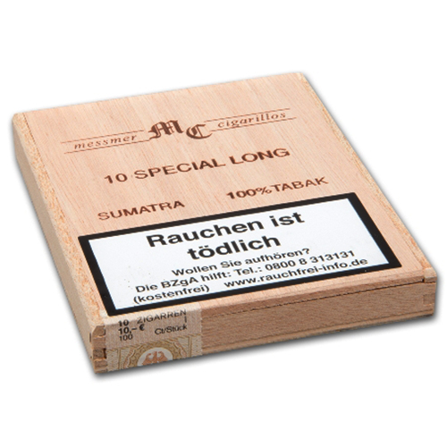 Messmer MC Special Long Cigarillo Sumatra 10er 