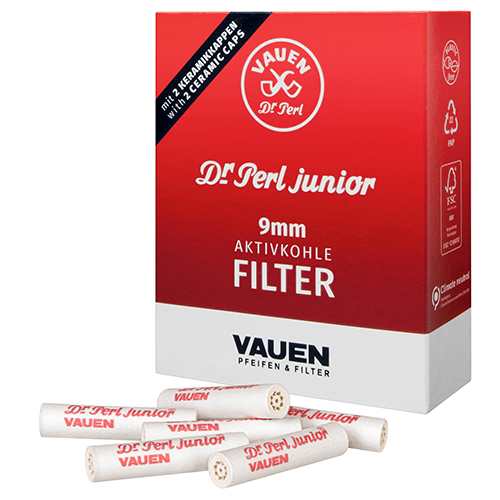 Vauen Dr. Perl junior Aktivkohle Filter 9mm 40er 