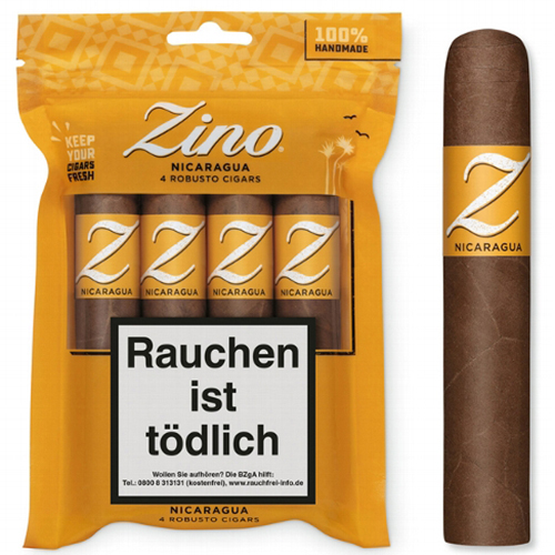 Zino Nicaragua Robusto 4 Stück 