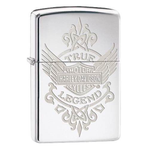 Zippo Chrom poliert Harley Davidson True Legend 