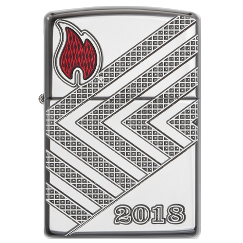 Zippo Limited Chrom poliert Annual Lighter 2018 