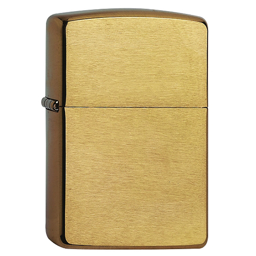 Zippo Messing gebürstet 